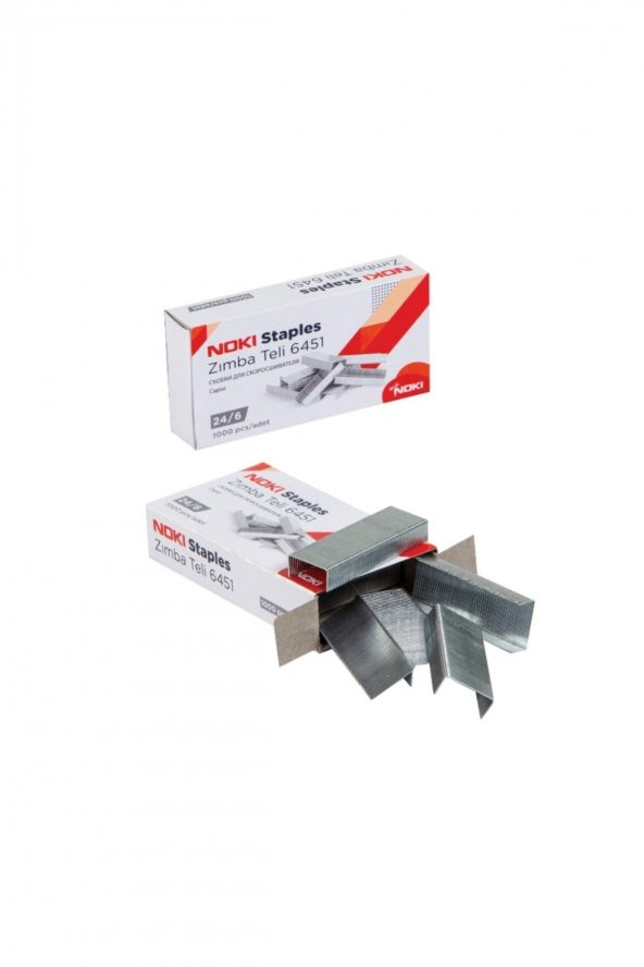 Noki Büyük Zımba Teli No:24/6 1000li X 2 Paket ürün görseli 1