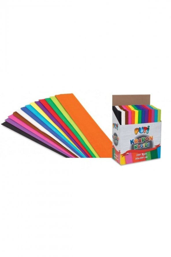Puti Krapon Kağıdı 50x200 Cm Yeşil 10lu - Resim 2