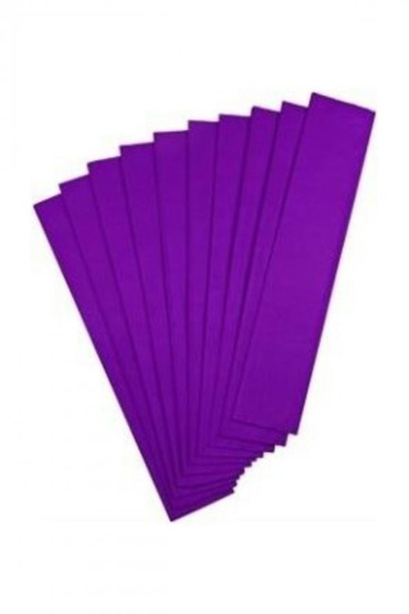 Puti Krapon Kağıdı 50x200 cm Mor 10lu ürün görseli 1