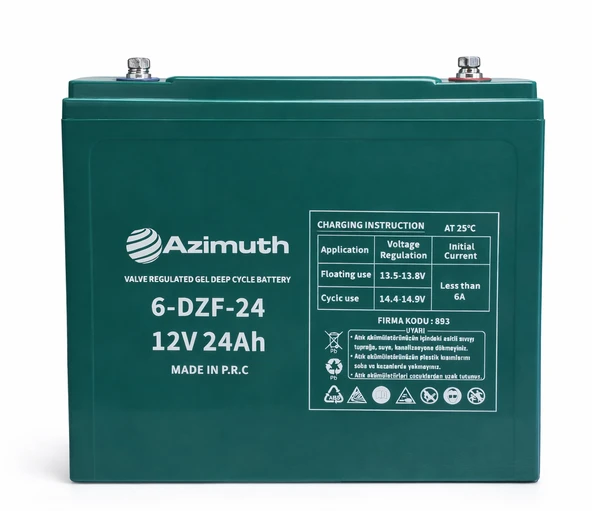 Azimuth 12v 24 Ah Amper Elektrikli Bisiklet Aküsü 2026 ürün görseli 1
