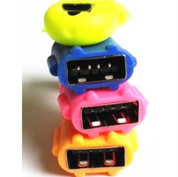 Android Adam Micro USB OTG Çevirici - Beyaz - Resim 4