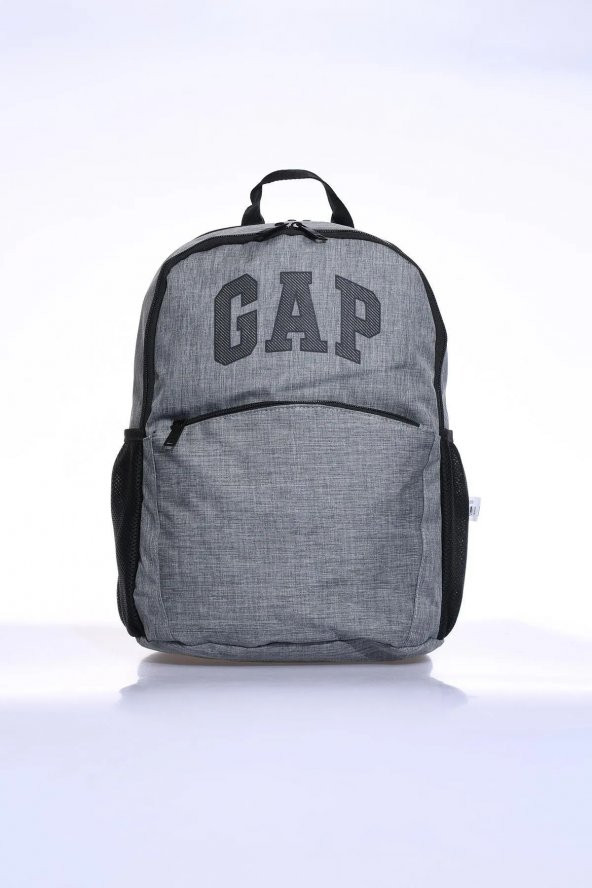 Gap Çok Gözlü Unisex Okul Günlük Sırt Çantası Gri Melanj 03439 ürün görseli 1