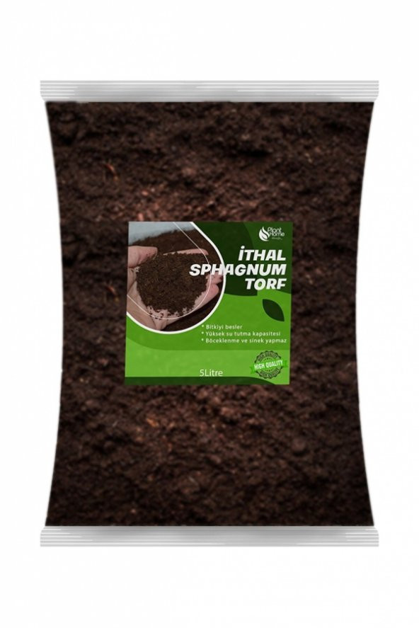En İyi Bitki Çiçek Toprağı 5 Litre - Ithal Spagnum Ts1 Torf - Böcek Sinek Yapmaz Premium Kalite ürün görseli 1