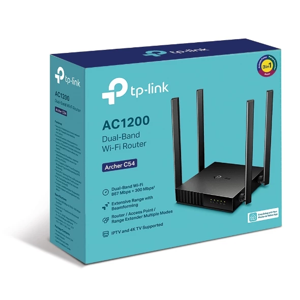 TP-LINK ARCHER C54 AC1200 DUAL BAND ROUTER - Resim 4