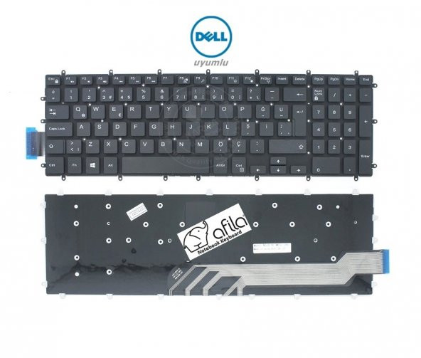 Dell P89F (5505) Notebook Klavyesi - Siyah - TR - Resim 3