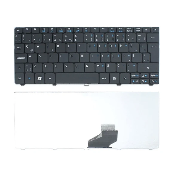 Acer One D257, D257-13448,D257-13473 Notebook Klavye Siyah TR ürün görseli 1