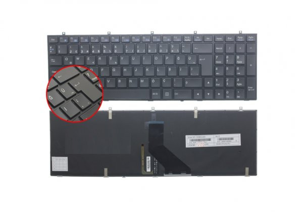 Monster Abra A7 V5.2 Notebook Klavyesi (Siyah TR) ışıklı - Resim 3
