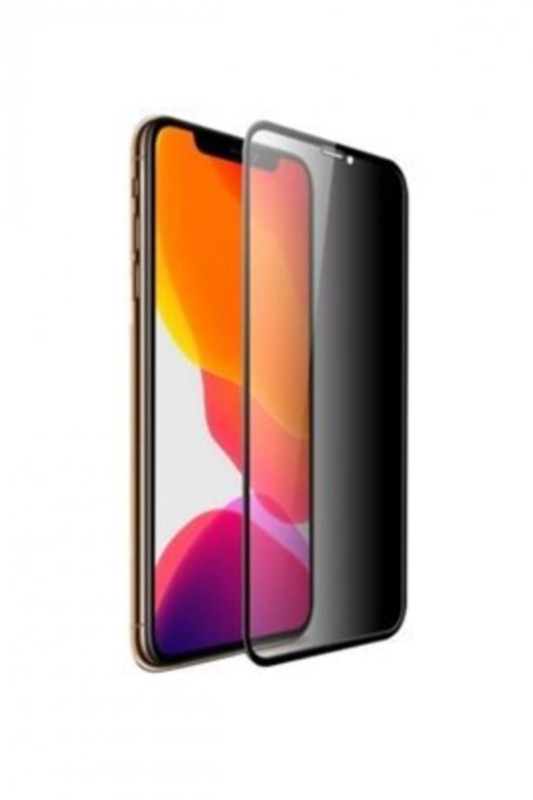 Apple Iphone 12 / 12 Pro Hayalet Ekran Koruyucu Cam (Privacy 6d Full Glass) ürün görseli 1