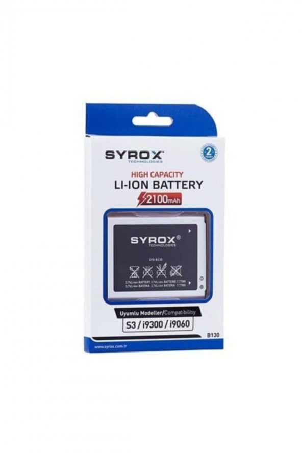 S3/i9300/i9060 Batarya - Syx-b130 ürün görseli 1
