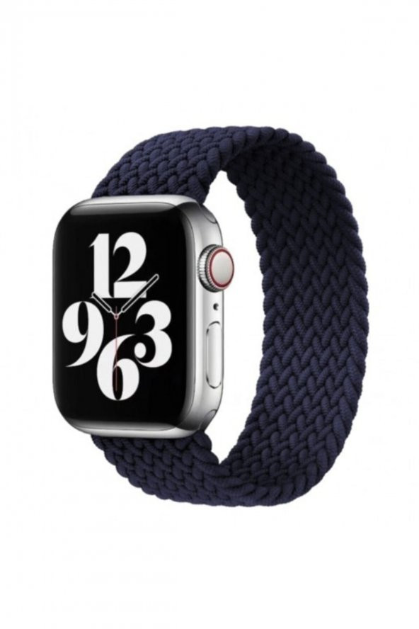 Apple Watch Kordon Kayış Bileklik Örgü Loop Lacivert 38-40 Mm ürün görseli 1