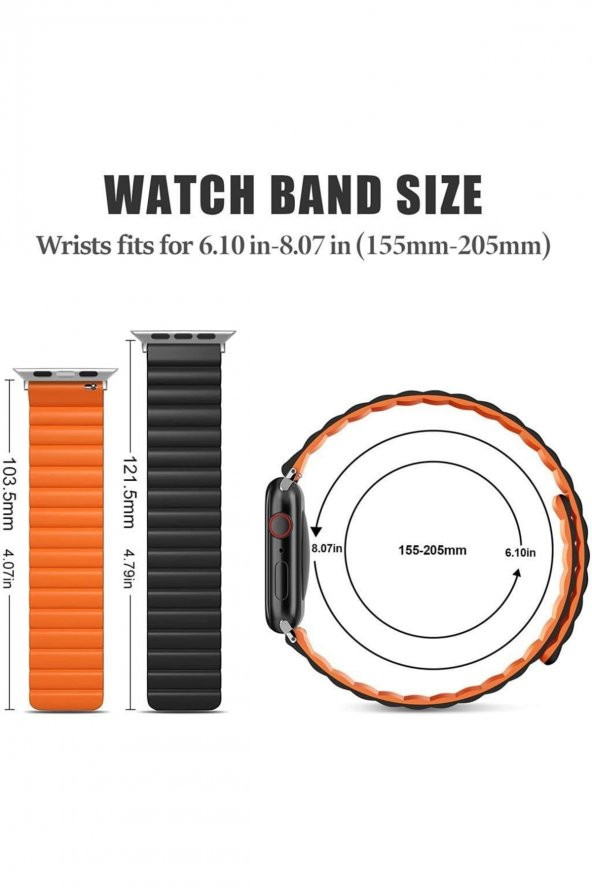 Watch Kordon Watch 8 Baklalı Kordon 41mm - Resim 4