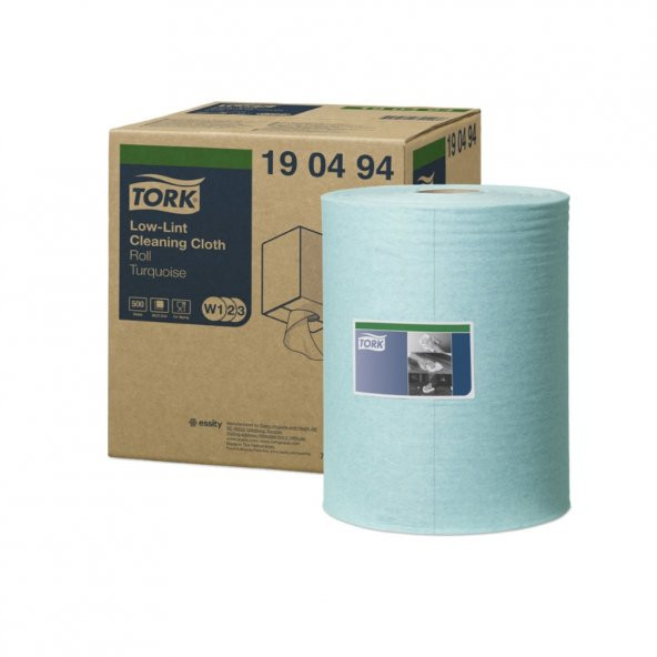 Tork Düşük Hav Nonwoven Temizlik Bezi Rulo Turkuaz 180 Metre (190494) ürün görseli 1