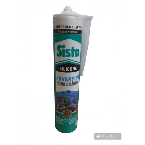 Sista Akvaryum Silikonu Şeffaf 280 ml - Resim 2