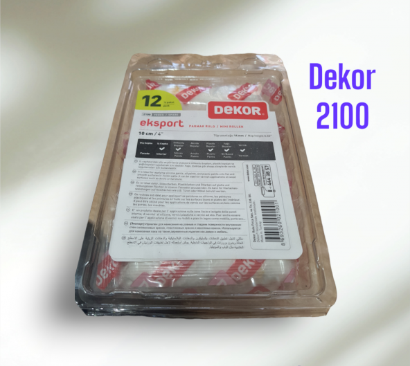 Dekor Parmak Rulo Yedeği 12 li Paket ürün görseli 1