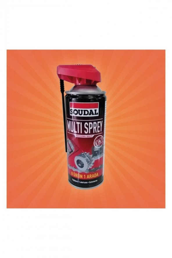 Soudal Multisprey Koyurucu Yağlayıcı Pas Sökücü 400 ml - ürün görseli 1