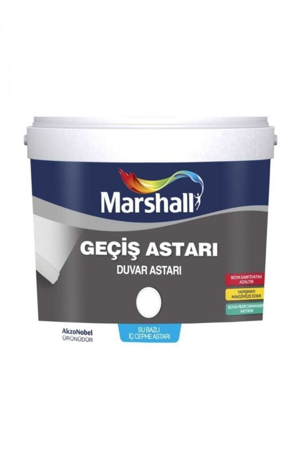 Marshall Geçiş Astarı Iç Cephe Dönüşüm Astarı Kirli Beyaz 2,5 Lt ürün görseli 1
