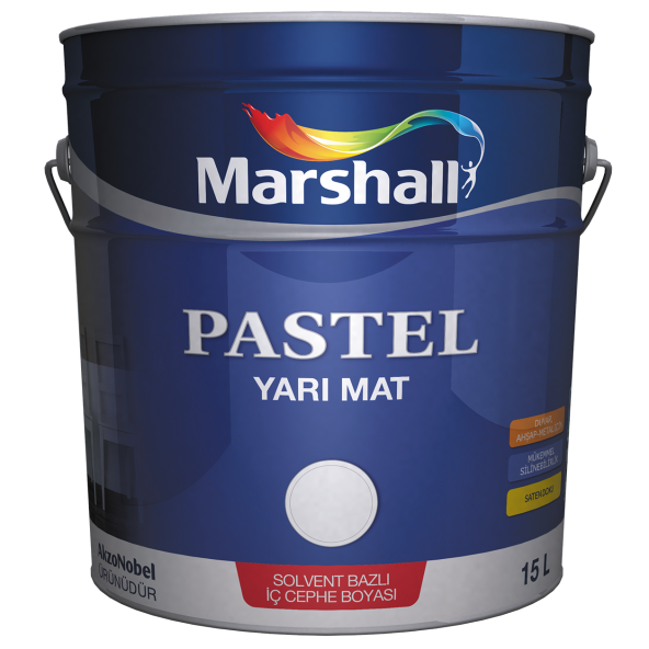 Marshall Marshall Pastel Yarımat Boya 0,75 lt Beyaz ürün görseli 1