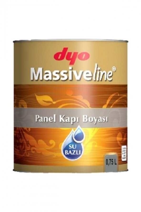 Dyo Massiveline Su Bazlı Panel Kapı Boyası Beyaz 0.75 Lt ürün görseli 1