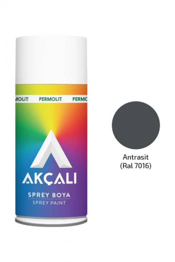 Akçalı Ral 7016 400 ml Antrasit Sprey Boya ürün görseli 1