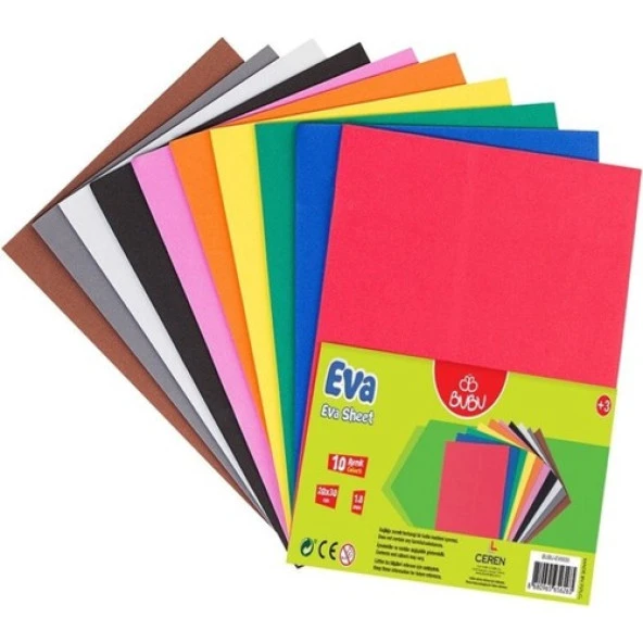 Bubu 20x30 Cm Eva 10 Lu A4 ürün görseli 1