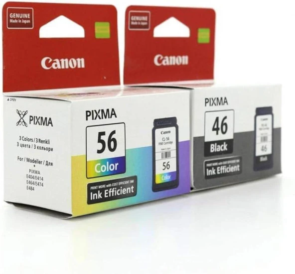Canon Pixma E484 Kartuş / Canon PG46 / CL56 Avantaj Paket Orjinal Kartuş ürün görseli 1