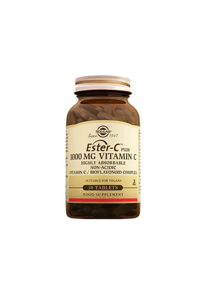 Solgar Ester-C Plus 1000 mg 30 Tablet 033984010505 ürün görseli 1