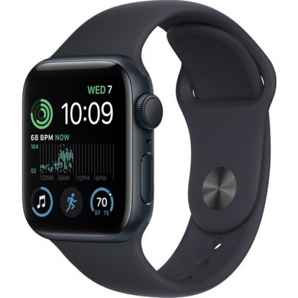 Apple Watch Se Gps 40MM Midnight Aluminium Case With Midnight Sport Band - Regular MNJT3TU/A ürün görseli 1