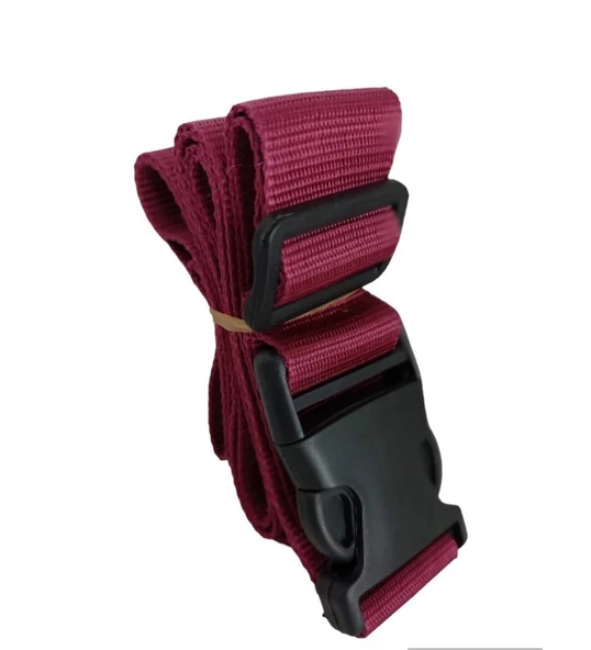 Balp Bordo Renk Valiz Bavul Emniyet Kemeri 1 Adet En 4cm ürün görseli 1