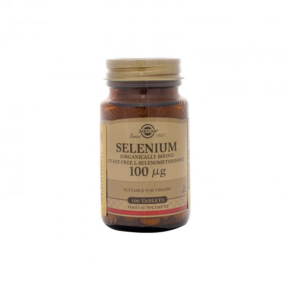 Solgar Selenium 100 mg 100 Tablet 033984025516 ürün görseli 1