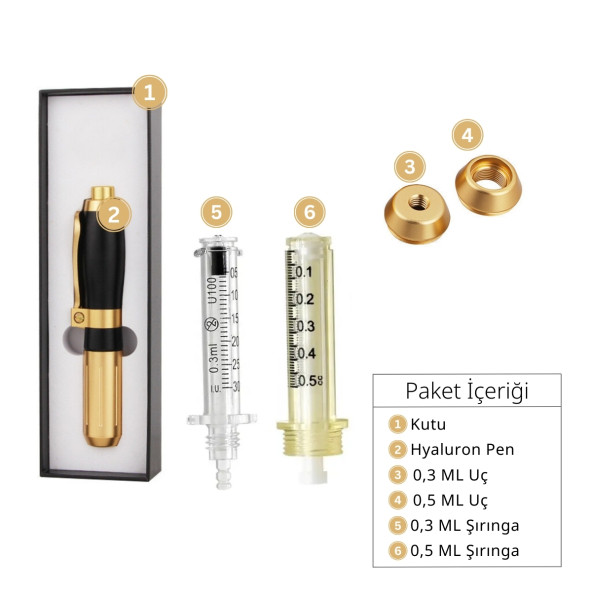 Hyaluron Pen Iğnesiz Dolgu ( 3ml-5ml Çift Başlıklı) - Resim 5