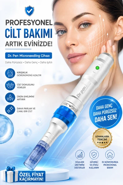 Dr pen Ultima A6 Orjinal Dermapen ve Kalıcı Makyaj Cihazı Yedek Bataryalı ürün görseli 1