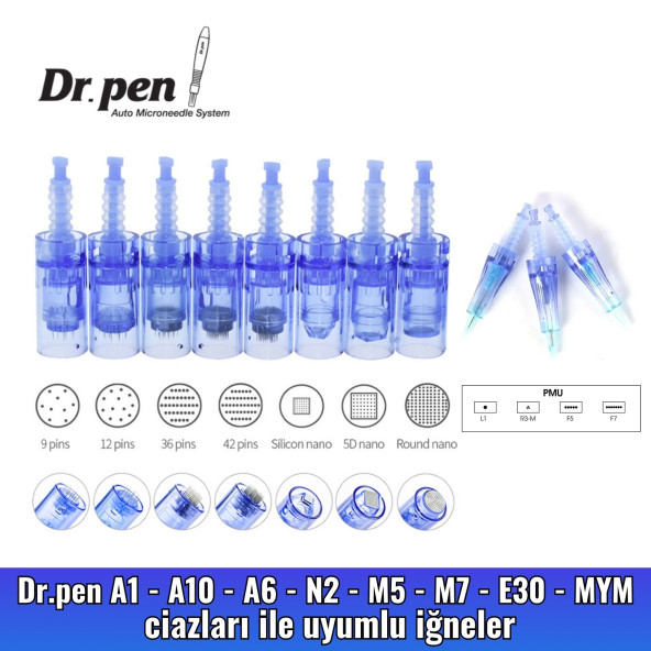10 Adet 42 Pin Dermapen iğnesi - Resim 4