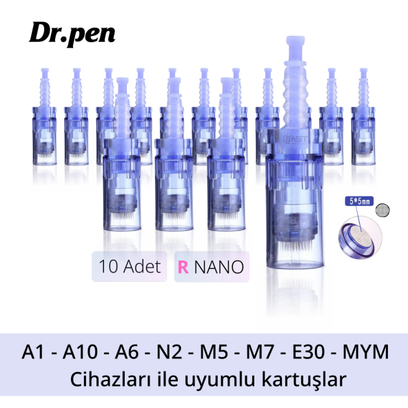 A6 Dermapen Iğnesi Nano 10 Adet Kutulu - Resim 2