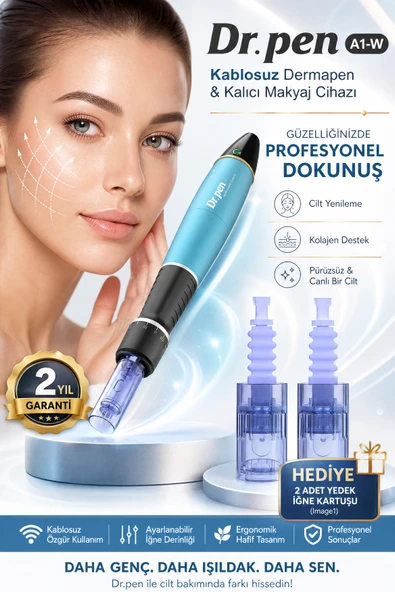 Dr pen A1-W Kablosuz Dermapen ve Kalıcı Makyaj Cihazı ürün görseli 1