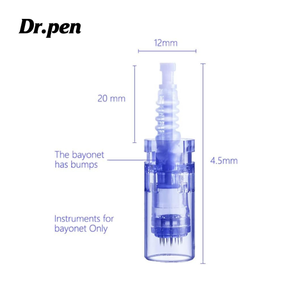 Dr pen Dermapen Iğnesi Mavi (36 Iğneli -10 Adet) - Resim 4