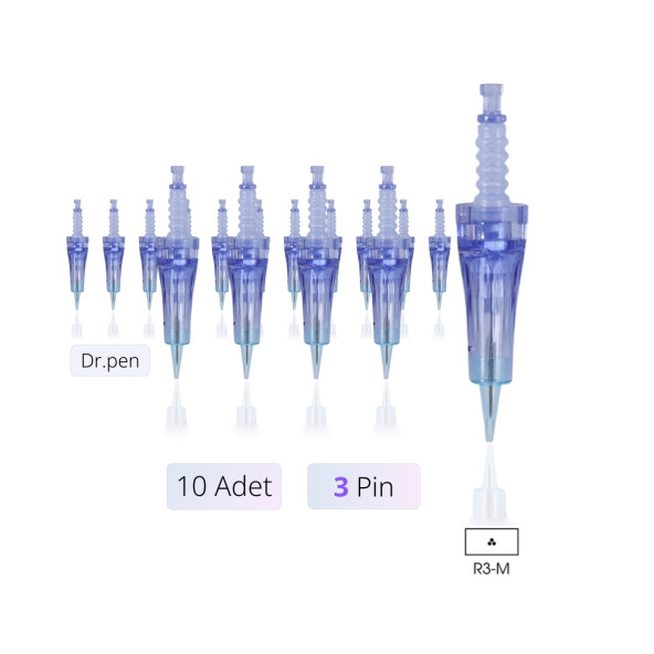 Dr pen 10 Adet 3rl M5-M7-mym-A6-A1-A10 Uyumlu Kalıcı Makyaj Iğnesi ürün görseli 1