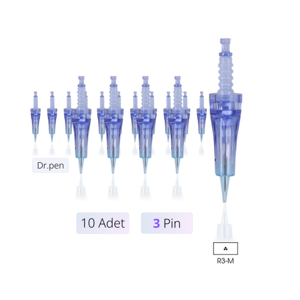 Dr pen 10 Adet 3rl Dr.pen-m5-m7-mym-a6-a1 Uyumlu Kalıcı Makyaj İğnesi ürün görseli 1