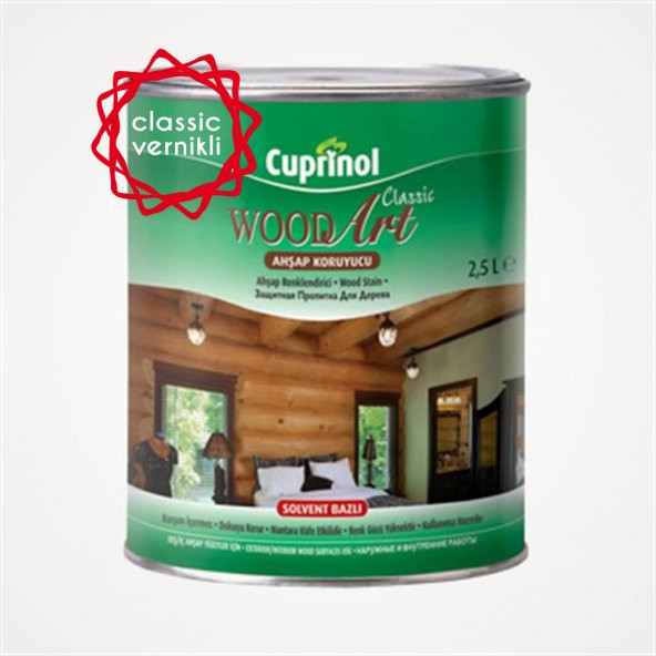 MARSHALL CUPRINOL WOODART VERNIKLI NATUREL ŞEFFAF 0.75 LT AHŞAP BAKIMI ürün görseli 1
