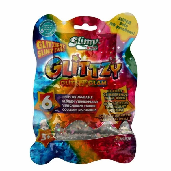 34025 Slimy Glitzy 10 Renk 90 gr - Asya Oyuncak ürün görseli 1