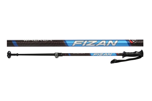 Fizan Walker 2 Section Çiftli Pole Baton-MAVİ ürün görseli 1