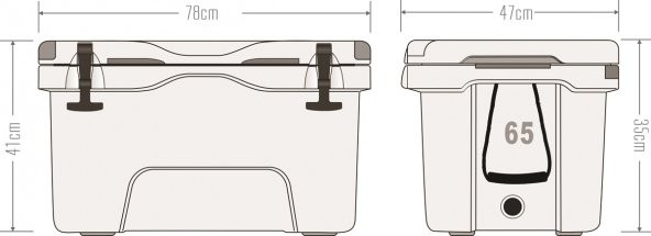 Icepeak Aden Plus Buzluk 65 Litre - Resim 4