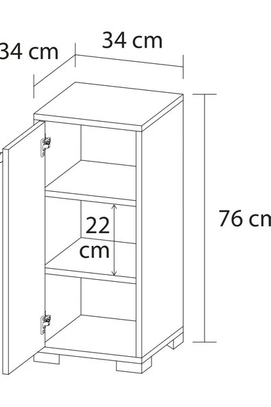 Çok Amaçlı Mini Dolap 34 - Resim 5