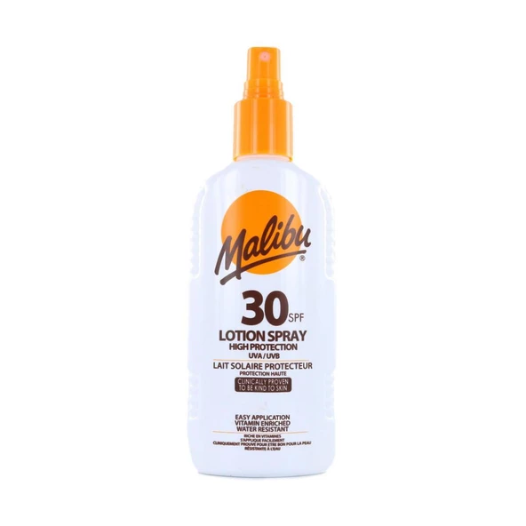 Malibu Güneş Koruyucu Sprey Losyon SPF30 200 ml ürün görseli 1