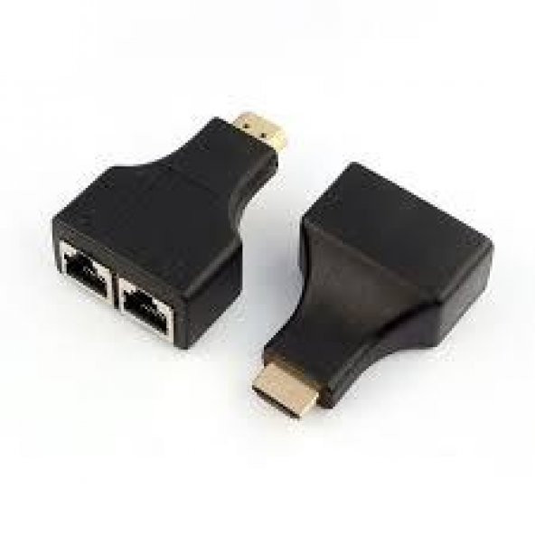RJ45 HDMI EKLEME EK UZATICI CAT5 5E 6 KABLOSU EXTENDER ürün görseli 1
