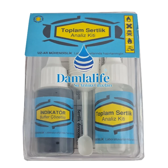 Damlalife Su Testi Analiz Sıvısı Toplam Sertlik Kiti ürün görseli 1