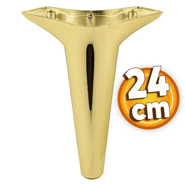 Aspen Lüks Mobilya Kanepe Koltuk Tv Ünitesi Konsol Yükseltici Ayağı Ayakları 24 Cm Gold Altın Ayak ürün görseli 1