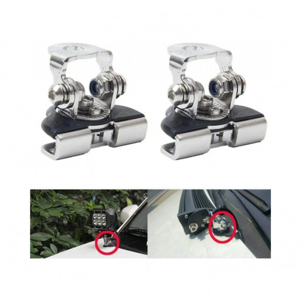 Kaput Üstü Braket LED Montaj Ayağı 2 Adet Kilit EE106 DXZ-07 ürün görseli 1