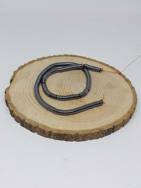 Hematit Taşı Dizi 6*1mm (36805) ürün görseli 1