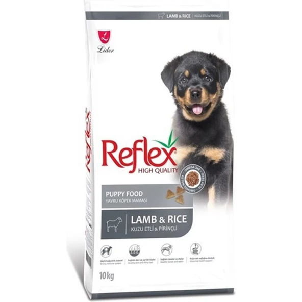 Reflex Kuzu Etli Pirinçli Yavru Köpek Maması 10 Kg ürün görseli 1