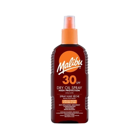 Malibu Dry Oil Sprey SPF30 200 ml ürün görseli 1
